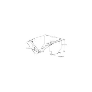 Cummins Onan Generator Accessory - A042W103, Under Floor Mounting Kit For HGLA Series Generators