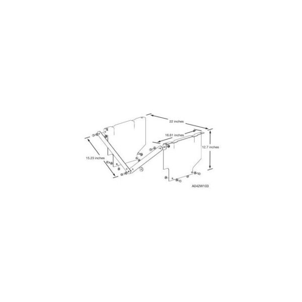 Cummins Onan Generator Accessory - A042W103, Under Floor Mounting Kit For HGLA Series Generators
