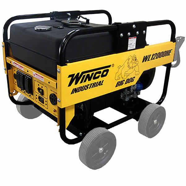 Winco Portable Generator - WL12000HE, 10800 Watt, 20 HP Honda, 120-240 Volt, Single-Phase - Image 4