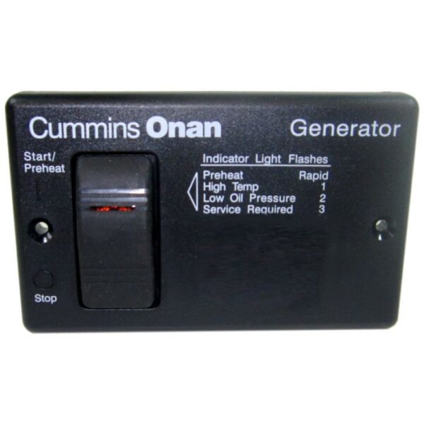 Cummins Onan Generator Accessory - 0300-4942, Standard Remote Panel For Quiet Diesel RV Generators