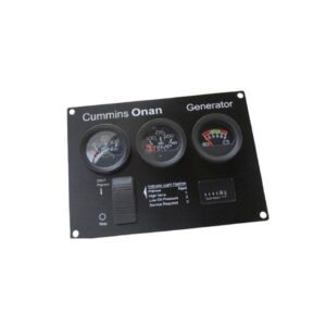Cummins Onan Generator Accessory - 0300-5026, Remote Gauge Panel for HDKAL/HDKAG Generators