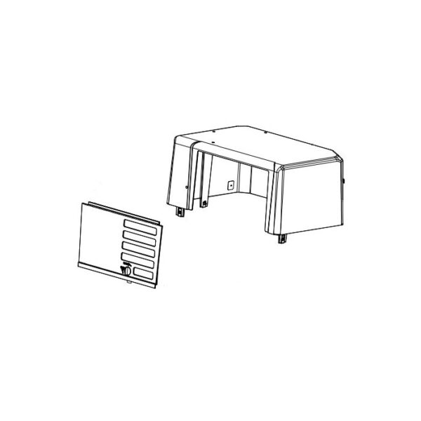 Cummins Onan Generator Accessory - A030W745, Cover, Enclosure Assembly (Includes Door) for HGJAB Generators