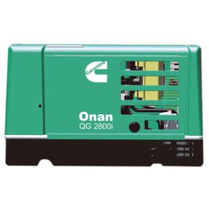 Cummins Onan QG 2800i RV Gasoline Generator - 2.8HGLAA-8311, 2.8 kW Prime, Single-Phase, 120 Volt, Air-Cooled, EVAP