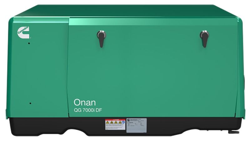 Cummins Onan QG 7000i DF Dual Fuel RV Generator - 7HGLCA-8312, 7 kW, 120-240 Volt, EFI - Image 2