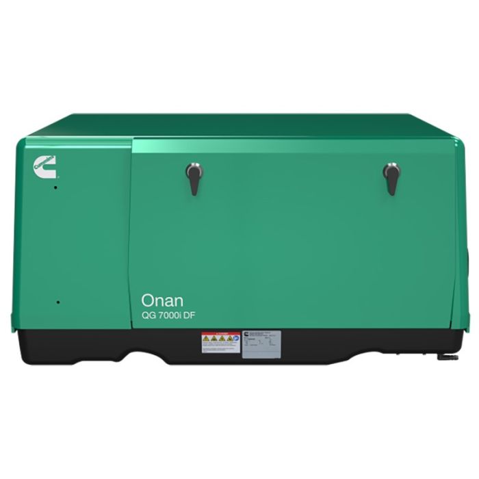 Cummins Onan QG 7000i DF Dual Fuel RV Generator - 7HGLCA-8312, 7 kW, 120-240 Volt, EFI