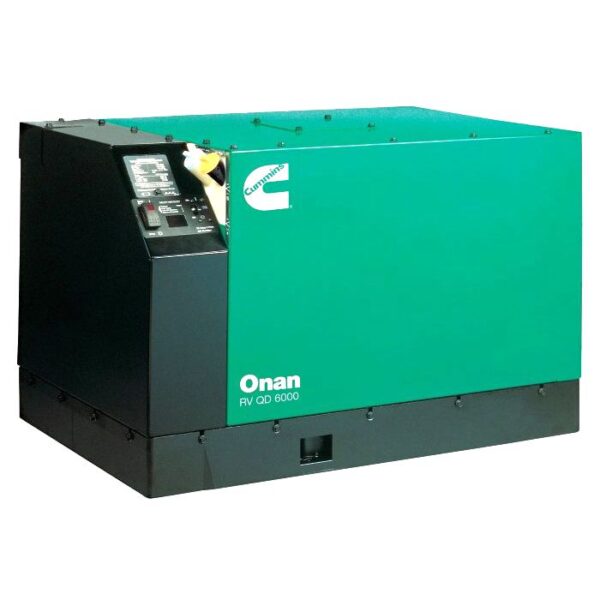 Cummins Onan QD 6000 RV Diesel Inverter Generator - 6.0HDKAH-1044, 6 kW Prime, Single-Phase, 120 Volt, Liquid-cooled