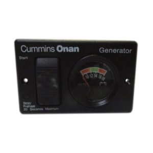Cummins Onan Generator Accessory - 0300-4941, Start/Stop Switch And DC Voltmeter Panel For Standard Diesel Generators