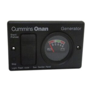 Cummins Onan Generator Accessory - 0300-4944, Start/Stop Switch And DC Voltmeter Panel For Quiet Diesel Generators
