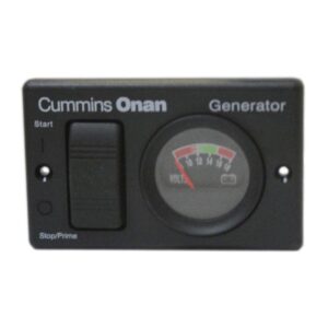 Cummins Onan Generator Accessory - 0300-5333, Start/Stop Switch And DC Voltmeter Panel For Gasoline And LP (Propane) Generators