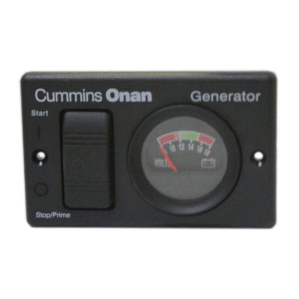 Cummins Onan Generator Accessory - 0300-5333, Start/Stop Switch And DC Voltmeter Panel For Gasoline And LP (Propane) Generators