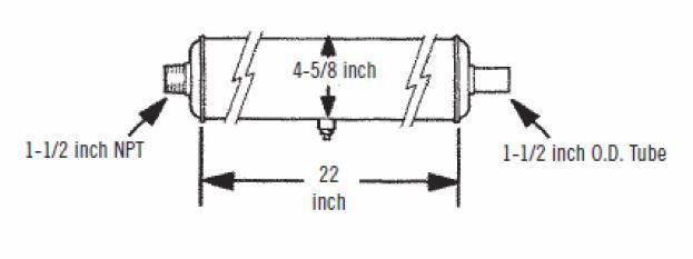 Cummins Onan Generator Accessory - 0155-2262, USDA Forest Service Approved Spark Arrestor Muffler - Image 4