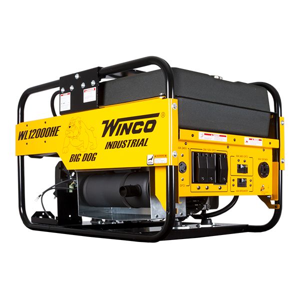 Winco Portable Generator - WL12000HE, 10800 Watt, 20 HP Honda, 120-240 Volt, Single-Phase - Image 8