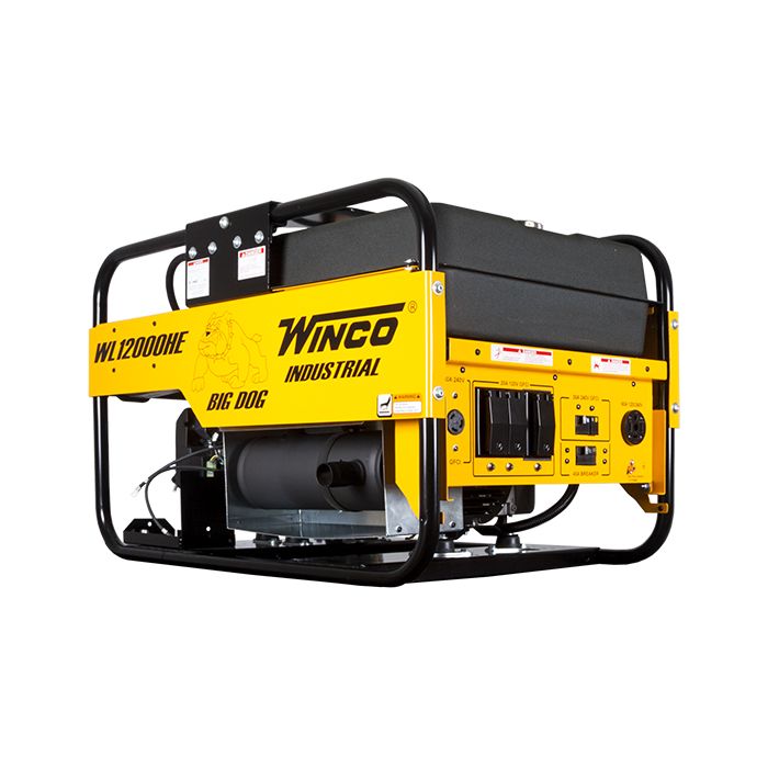 Winco Portable Generator - WL12000HE, 10800 Watt, 20 HP Honda, 120-240 Volt, Single-Phase - Image 7