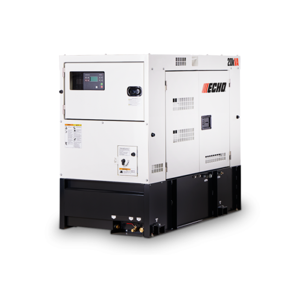 Isuzu Powered Diesel Generator - DGK20FS, 22 kW Standby, 20 kW Prime, Single-Phase, 62-65 dBA