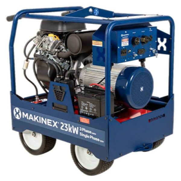 Makinex Portable 3-Phase Generator - GEN-23P-MS-240, 3-Phase & 1-Phase
