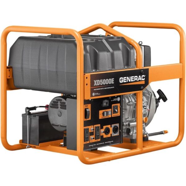 Generac Portable Diesel Generator – 5 kW, Yanmar Diesel, Electric Start