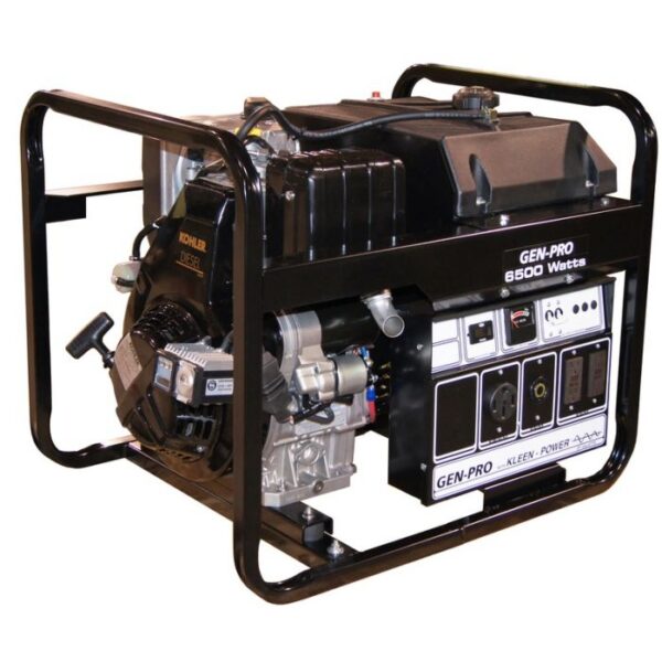 Gillette Portable Industrial Military Grade Diesel Generator - GPNDL-60E, 5 kW, 8 HP Kohler, 60 Hz.