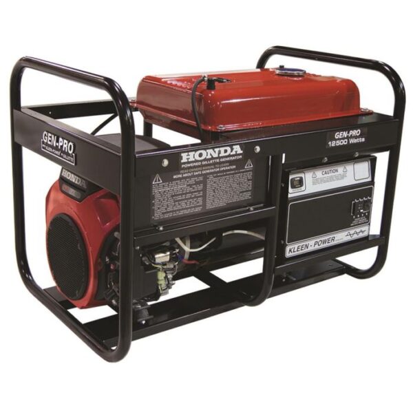 Gillette Portable 3-Phase Generator - GPE-125EH-3-5, 10 kW, 400 Volt Dedicated, 22 HP Honda