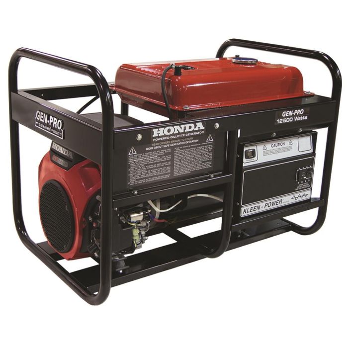 Gillette Portable 3-Phase Generator - GPE-125EH-3-5, 10 kW, 400 Volt Dedicated, 22 HP Honda