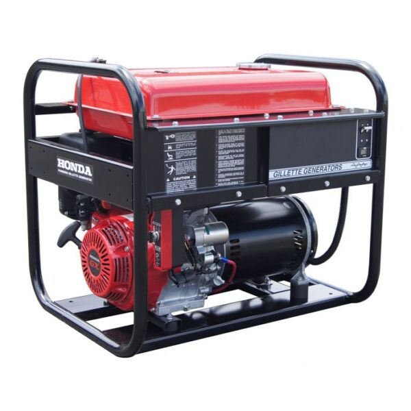 Gillette Portable 3-Phase Generator - GPE-75EH-3-4, 5500 Watts, 277/480 Volt, 13 HP, Honda