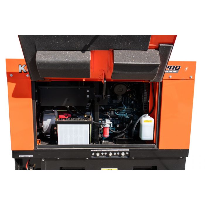 Kubota Lowboy Pro GL14000 Diesel Generator - 14 kW Standby, 12 kW Prime, Single-Phase, 120-240 Volt, Liquid-Cooled, Enclosed, Receptacles and Terminal Lugs - Image 11