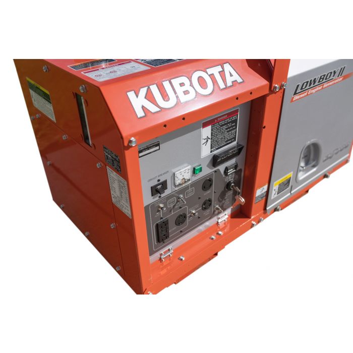 Kubota Lowboy II Diesel Generator - GL7000, 7 kW Standby, 6.5 kW Prime, Single-Phase, 120-240 Volt, Liquid-Cooled, Enclosed - Image 13