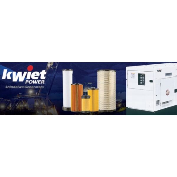 Kubota Powered Generator Filter Kit for kWiet Power DGK7F - 92000Y