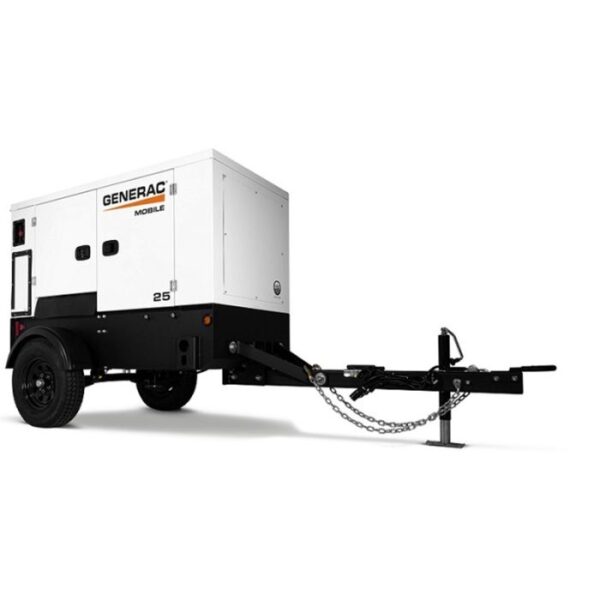 Generac Diesel Generator - MDG25IF4, Switchable Phase & Voltage, Skid-Mounted or Towable, EPA Tier 4 Final