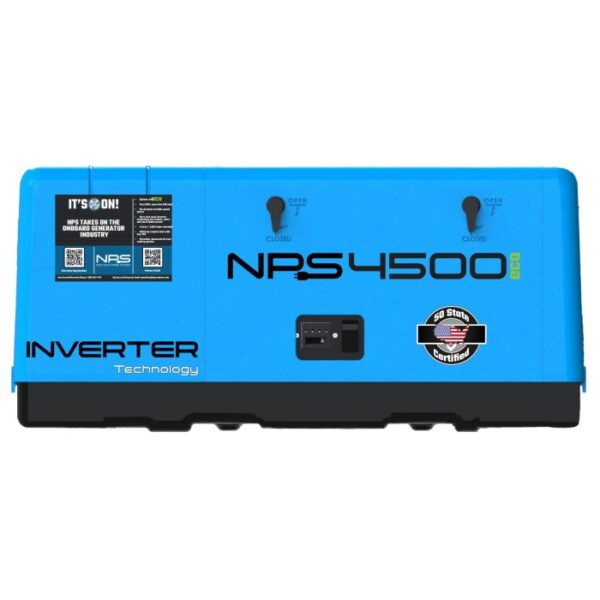 Next-Gen Power Systems RV Eco Gasoline Generator - NPS4500ECO, 4.5 kW Prime, Single-Phase, 120 Volt, Air-Cooled, EVAP