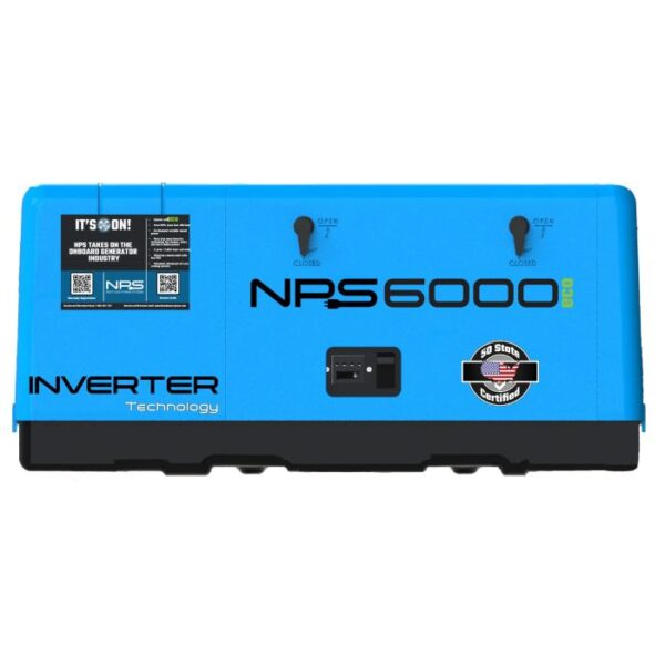 Next-Gen Power Systems RV Eco Gasoline Generator - NPS6000ECO, 5.5 kW Prime, Single-Phase, 120 Volt, Air-Cooled, EVAP