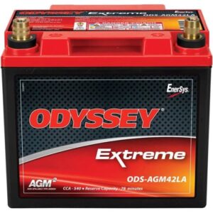 Odyssey Extreme Series Generator Battery - PC1200T, 12 Volt, 42 Ah, 540 CCA, AGM, Sealed Lead Acid