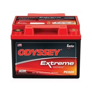 Odyssey Extreme Series Generator Battery - PC925, 12 Volt, 28 Ah, 330 CCA, AGM, Sealed, M6 SS Studs