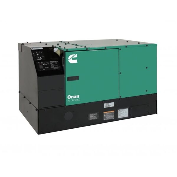 Cummins Onan QD 10000 RV Diesel Generator - 10.0HDKCA-11506, 10 kW Prime, Single-Phase, 120/240 Volt, Liquid-cooled
