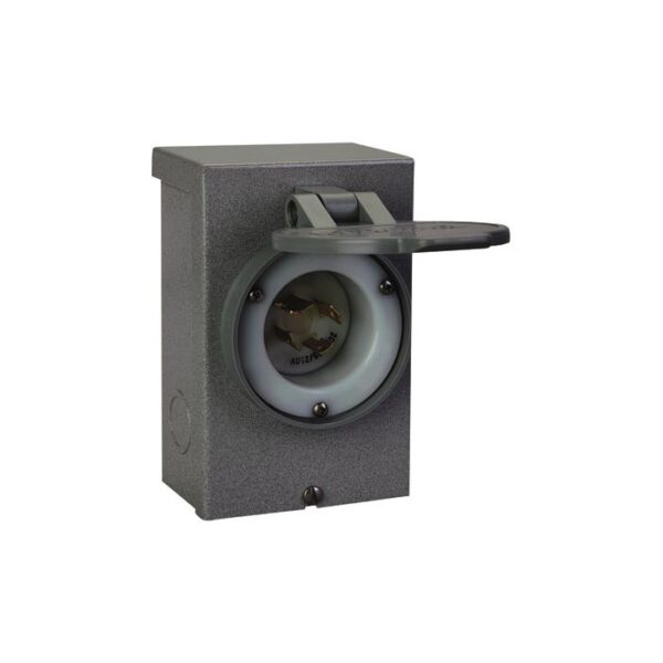 Reliance Power Inlet Box - 20 Amp, L14-20, Raintight, Metal