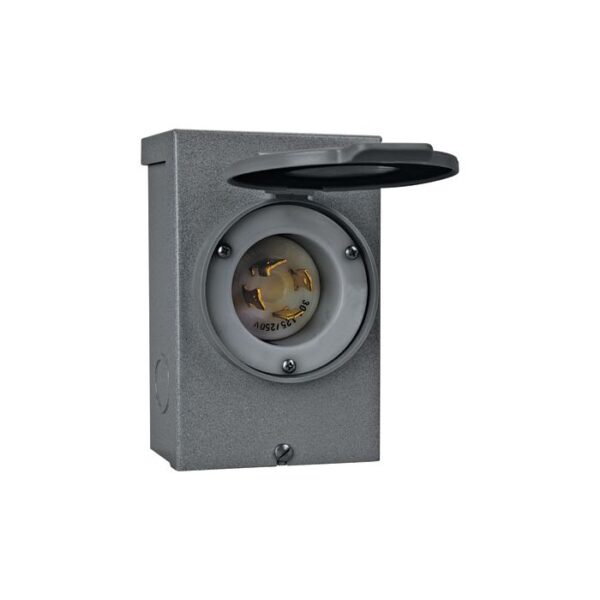 Reliance Power Inlet Box - 30 Amp, L14-30, Raintight, Metal
