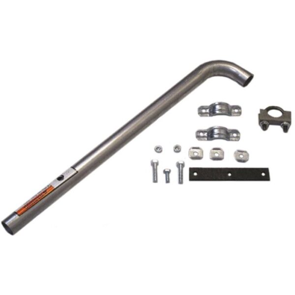 Cummins Onan Generator Accessory - 0155-2845, Tailpipe Exhaust Kit, 1 1/4" Pipe Dia. x 3 1/2" x 21 7/8"