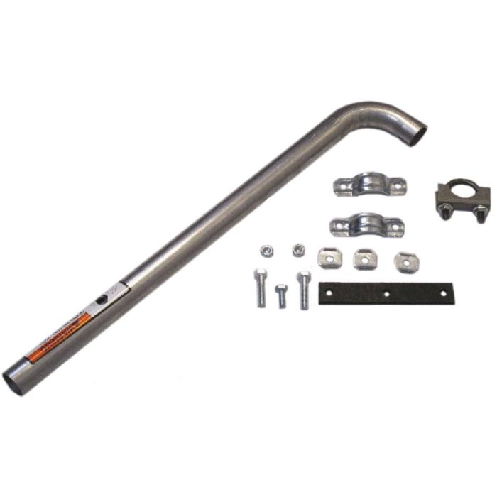 Cummins Onan Generator Accessory - 031-00080, Tailpipe Exhaust Kit, 1 1/4" Pipe Dia. x 3 1/2" x 25 1/2"
