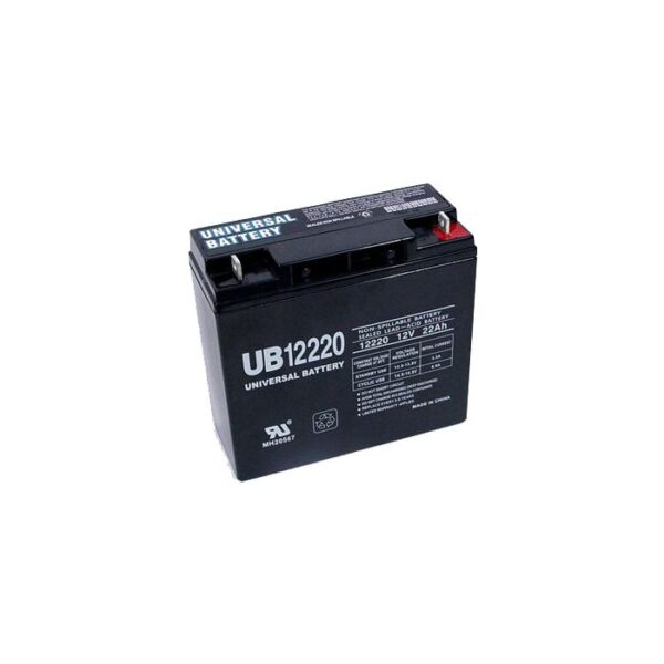UPG UB12220 Generator Battery - 12 Volt, 22 Ah, AGM, Sealed