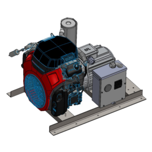 Wildcat Vehicle Mounted Generator - RE0153240GP, 15 kW, Gasoline, Honda, 3-Phase, 120/240 Volts