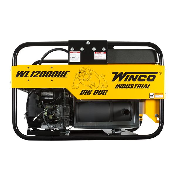 Winco Portable Generator - WL12000HE-18/A, 10800 Watt, 20 HP Honda, 3-Phase, 277/480 Volt - Image 2
