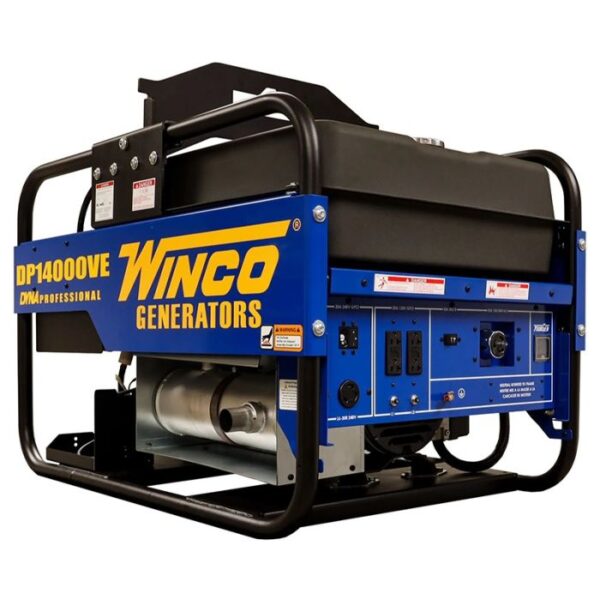 Winco Portable Generator - DP14000VE, 11760 Watt, 23 HP, 120-240 Volt, Single-Phase