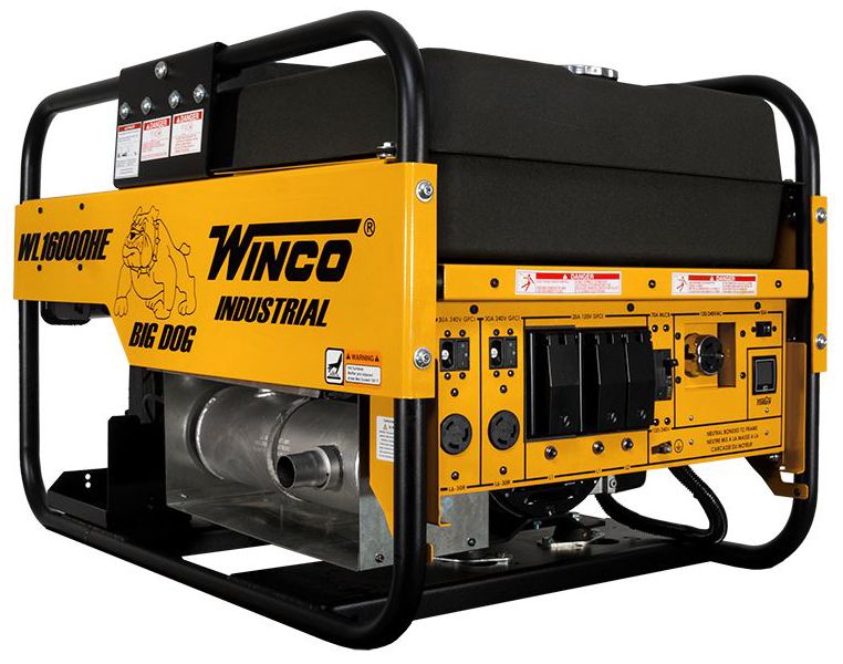 Winco Portable Generator - WL16000HE, 14000 Watts, 24.8 HP Honda - Image 2
