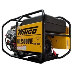 Winco Big Dog Industrial Portable Generator - WL25000VE, 20 kW, Electric Start, Anderson Full Power Receptacle